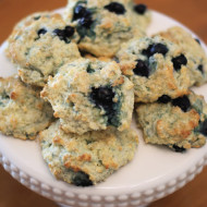 gluten free mini blueberry scones
