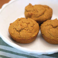 gluten free vegan apple pumpkin muffins