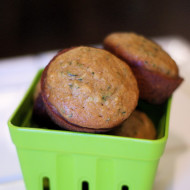 gluten free zucchini muffins