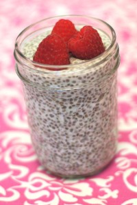 dairy free vanilla chia seed pudding