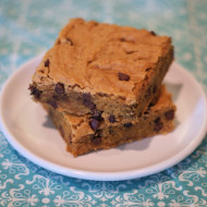 gluten free vegan blondies