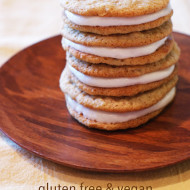 guest post…gluten free vegan lemon ginger sandwich cookies