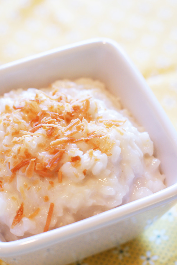 vegan coconut rice pudding - Sarah Bakes Gluten