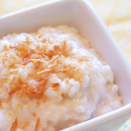 vegan coconut rice pudding