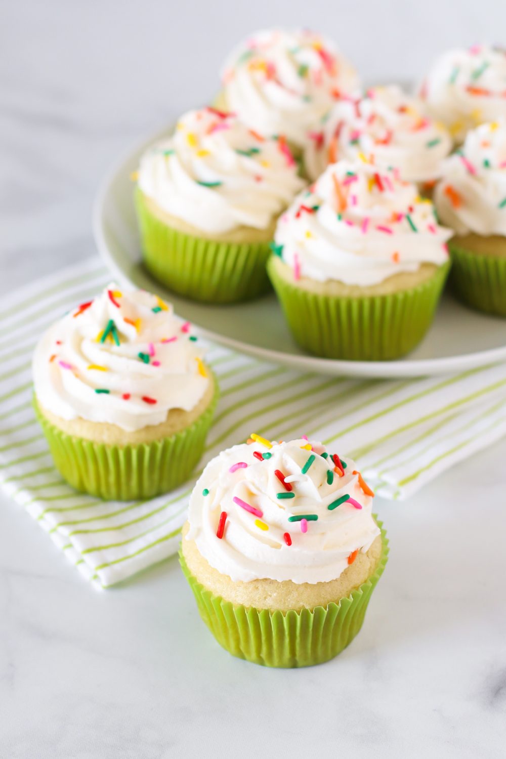 Light And Fluffy Vanilla Cupcake Recipe