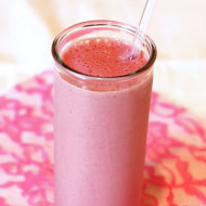 strawberry beet protein smoothie