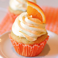 gluten free vegan orange creamsicle cupcakes