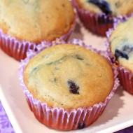 gluten free vegan blueberry muffins