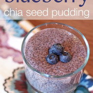 guest post…dairy free blueberry chia seed pudding