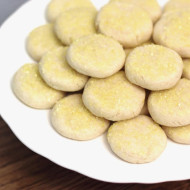 gluten free vegan lemon sugar cookies