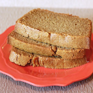 gluten free vegan zucchini spice bread