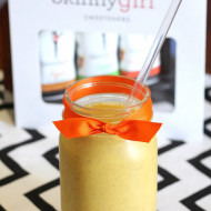 dairy free pumpkin breakfast smoothie + skinnygirl sweeteners giveaway