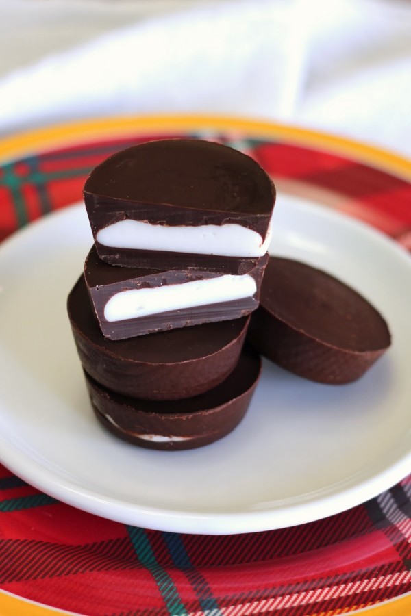 Dairy Free Peppermint Patties. Easy to make and only a few ingredients. They make a great gift too!