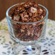 gluten free chocolate coconut granola