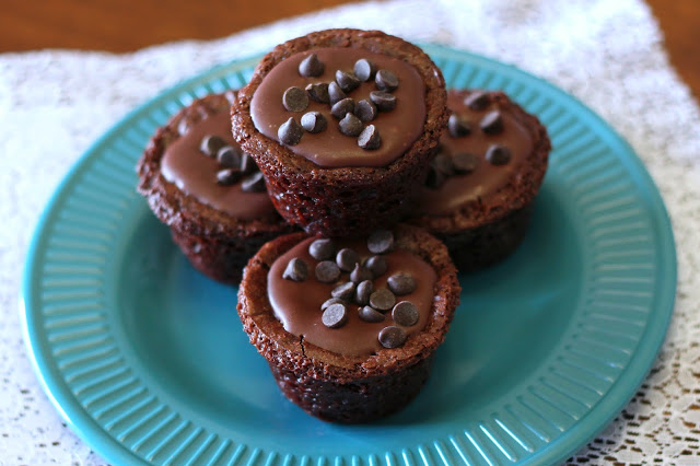 gluten free vegan frosted brownie bites - Sarah Bakes Gluten Free