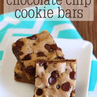 guest post…gluten free vegan chocolate chip cookie bars