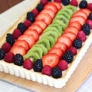 gluten free vegan fresh fruit tart