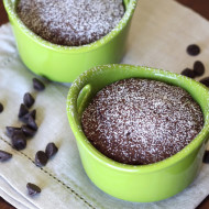 chocolate “soufflés” individual cakes from decadent gluten-free vegan baking