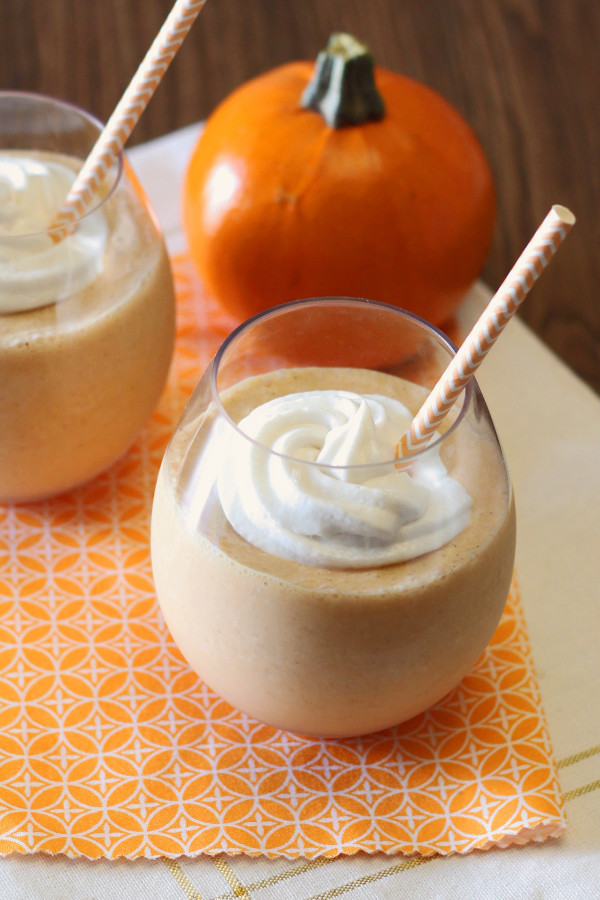 dairy free pumpkin milkshakes