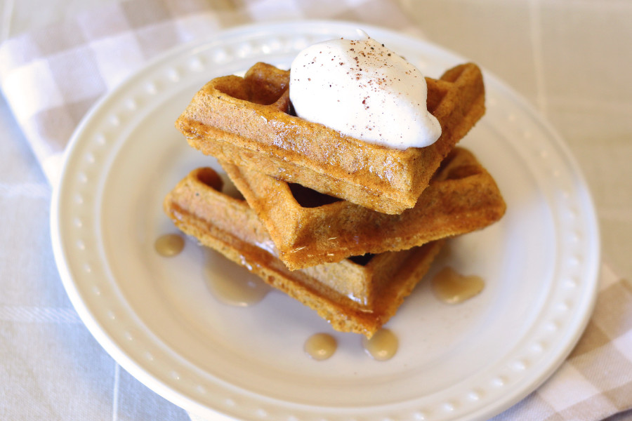 pumpkin waffles