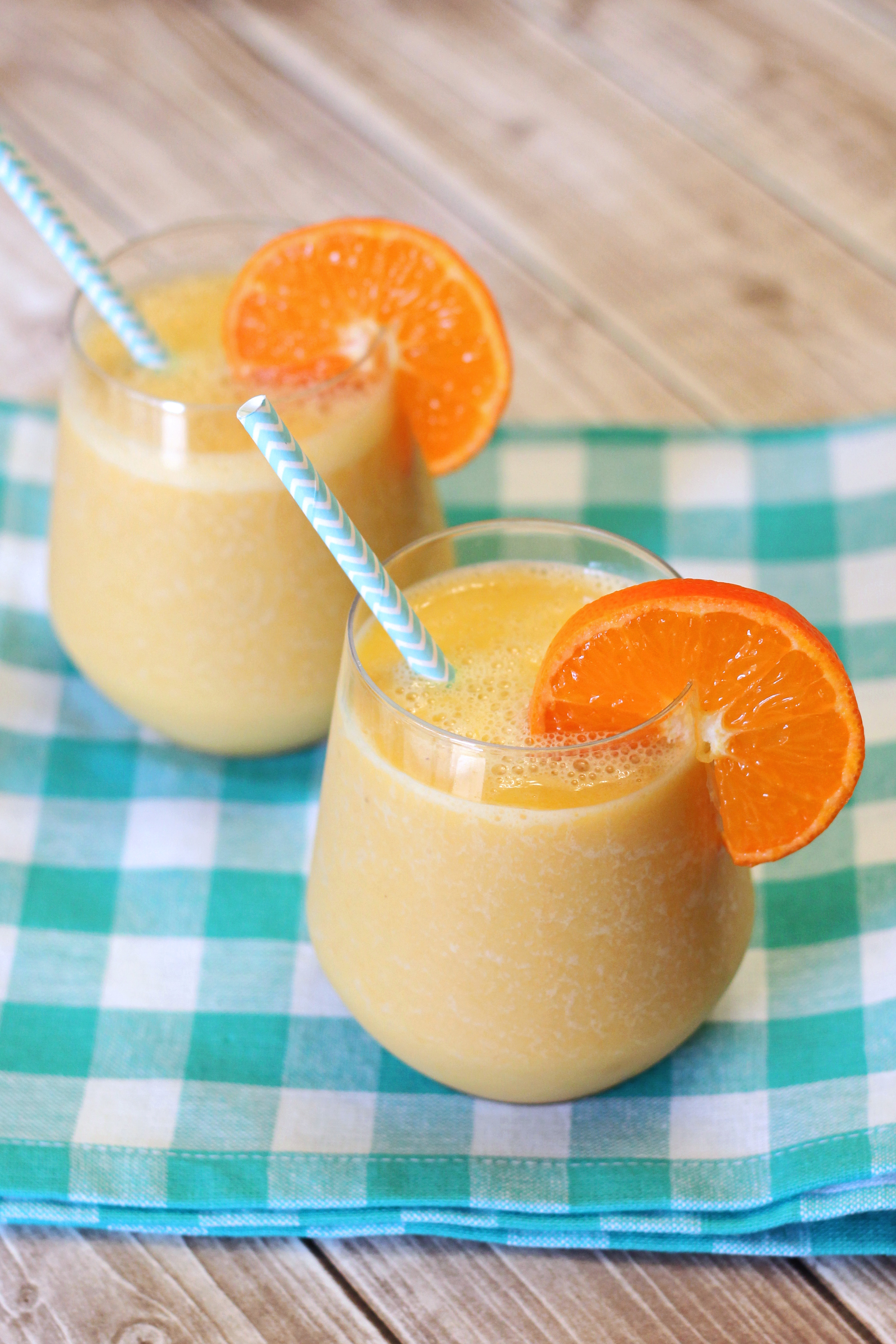 dairy free orange creamsicle smoothie - Sarah Bakes Gluten Free