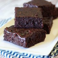 gluten free vegan fudgy brownies