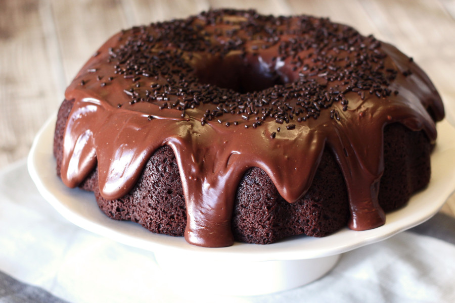 gluten free vegan double chocolate bundt cake2