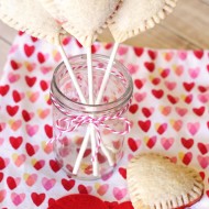 gluten free vegan heart pie pops