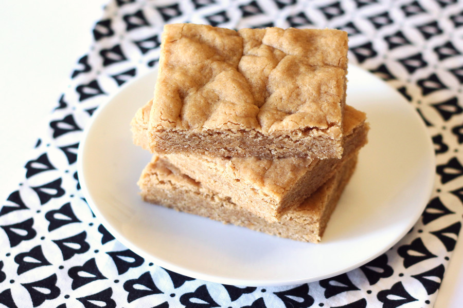 gluten free vegan peanut butter cookie bars