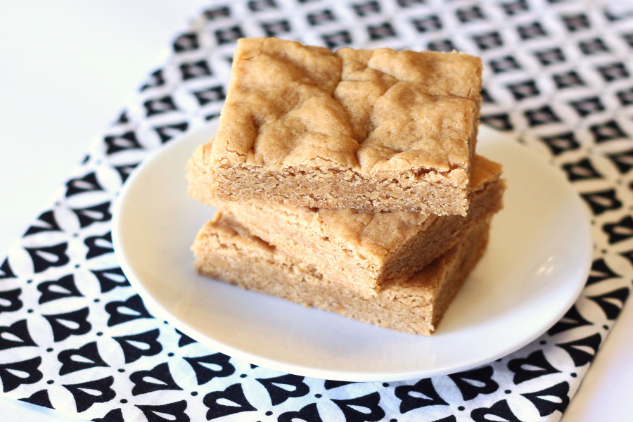 gluten free vegan peanut butter cookie bars2