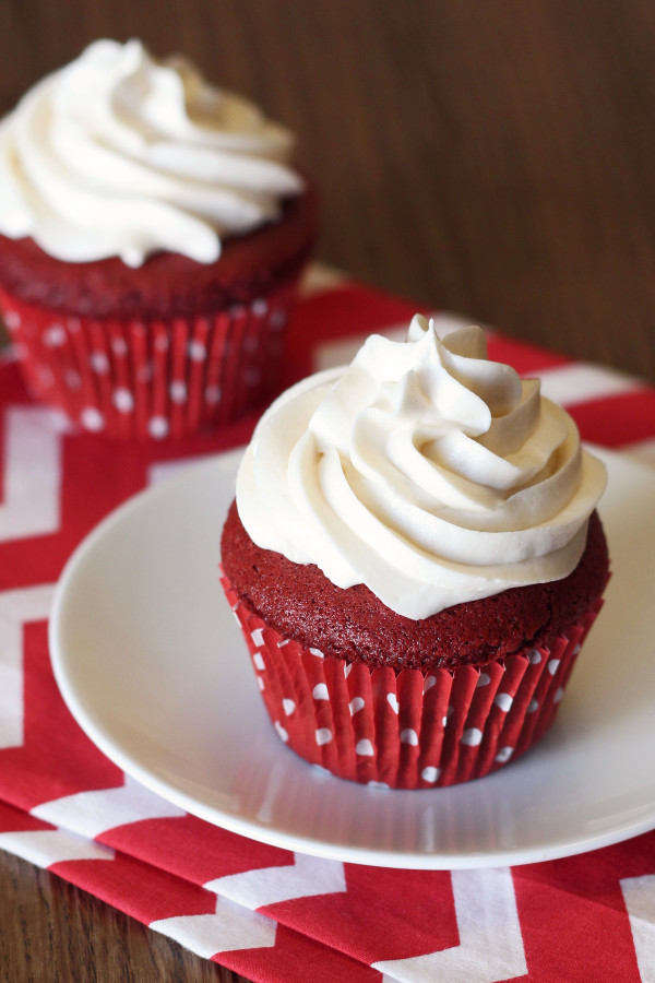 Gluten Free Vegan Red Velvet Cupcakes. The classic flavors of red velvet cake, only made gluten, dairy and egg free.