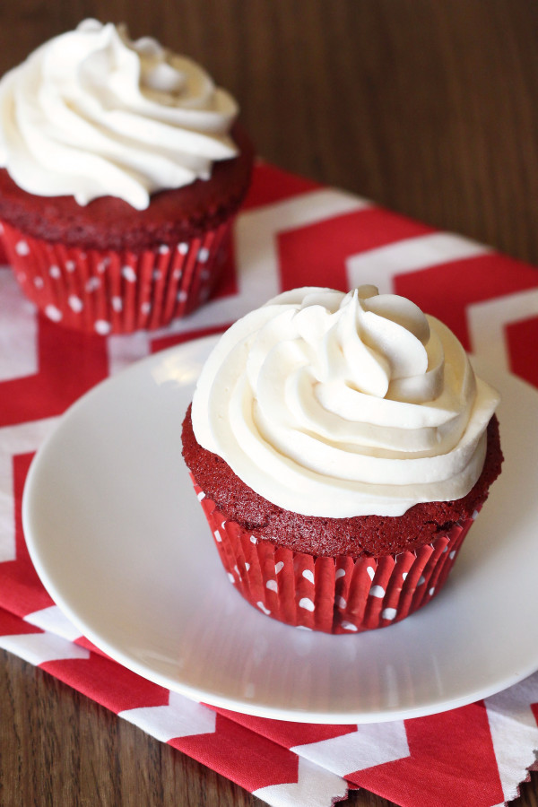 Gluten Free Vegan Red Velvet Cupcakes. The classic flavors of red velvet cake, only made gluten, dairy and egg free.