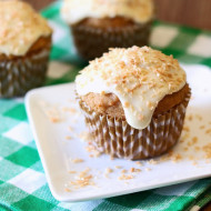 gluten free vegan carrot coconut morning glory muffins