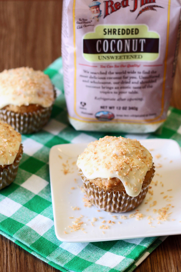 gluten free vegan carrot coconut morning glory muffins3