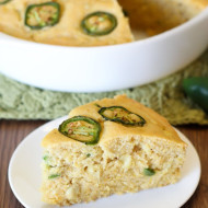 gluten free vegan jalapeño cornbread