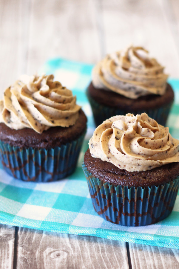 Gluten Free Vegan Mocha Chip Cupcakes. An allergen free cupcake that is chocolatey and full of coffee flavor. Coffee lovers unite!