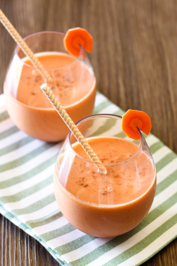 dairy free carrot cake smoothie