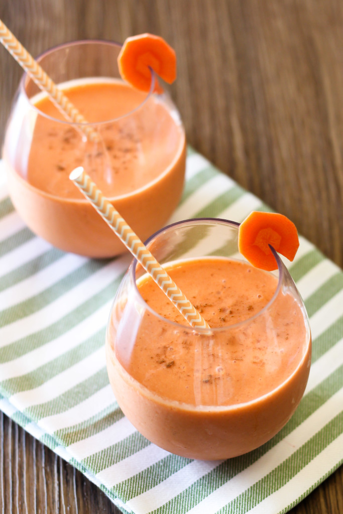 dairy free carrot cake smoothie2