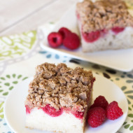 gluten free vegan raspberry coffee cake