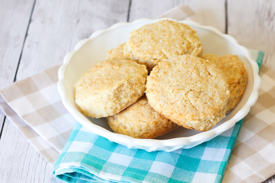 Gluten Free Vegan Biscuits. Light, fluffy and pretty much amazing! Recipe from sarahbakesgfree.com