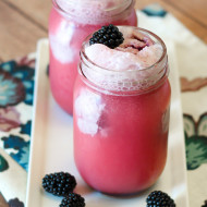 dairy free blackberry floats