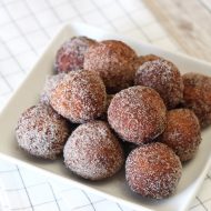 gluten free vegan cinnamon sugar donut holes