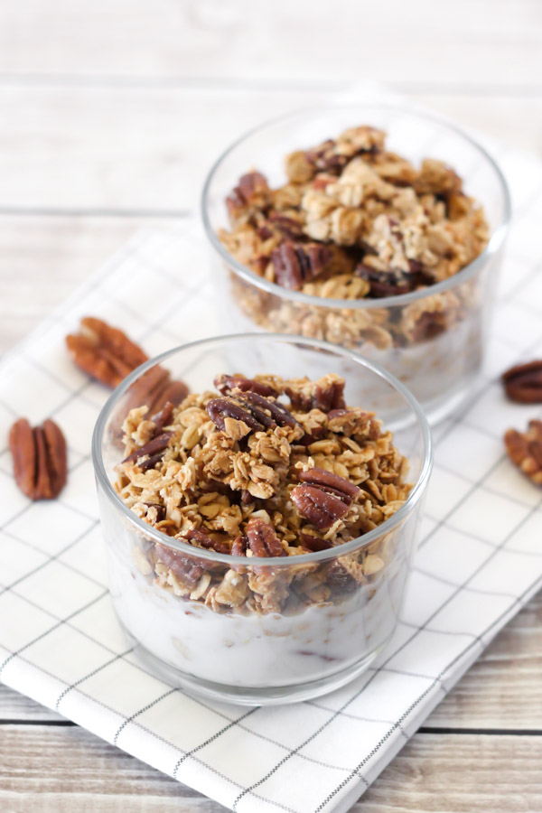 gluten free maple pecan granola