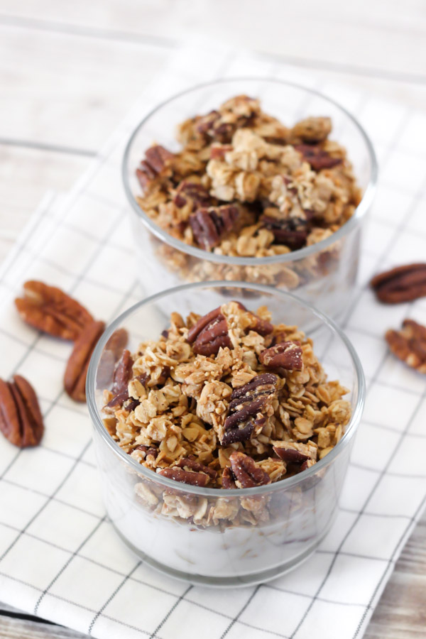 gluten free maple pecan granola2