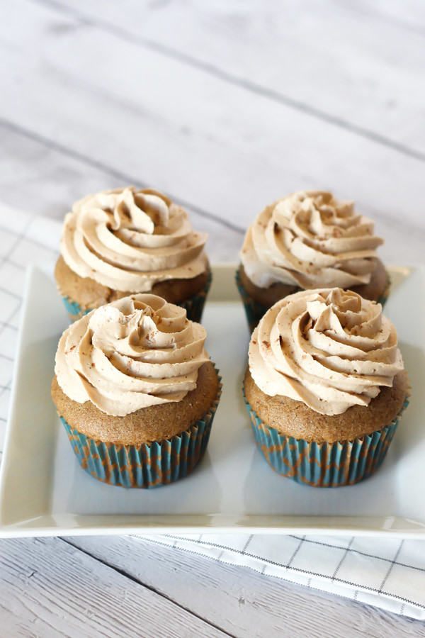 Brown Butter Dirty Chai Cupcakes  Barley  Sage