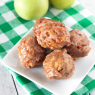 gluten free vegan apple fritters