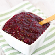 homemade cranberry sauce