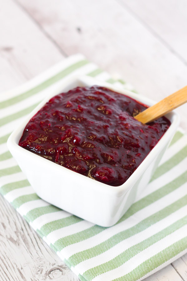 homemade cranberry sauce