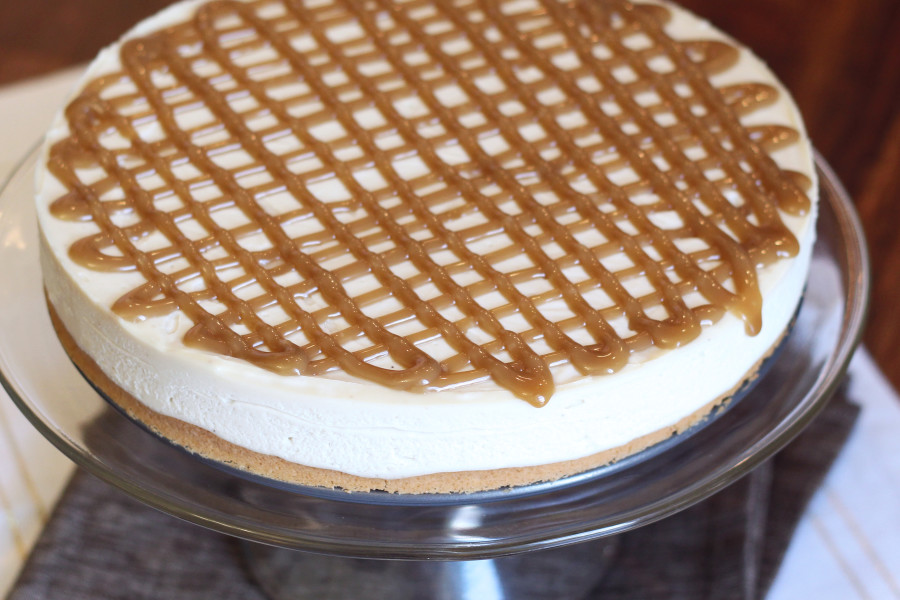 salted caramel cheesecake