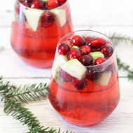 apple cider cranberry sangria